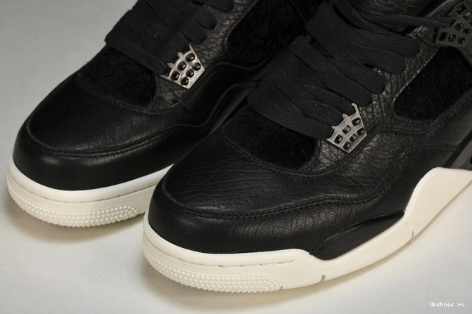Retro Jordan 4 Hair 819139-010 Black Pony  0906